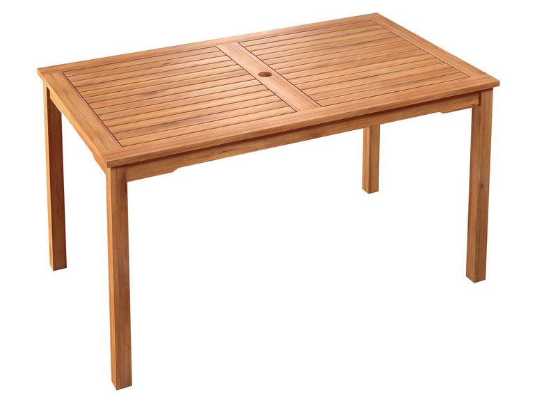 Prejsť na zobrazenie na celú obrazovku: FLORABEST® Záhradný stôl z akáciového dreva, 140 x 80 cm – obrázok 2