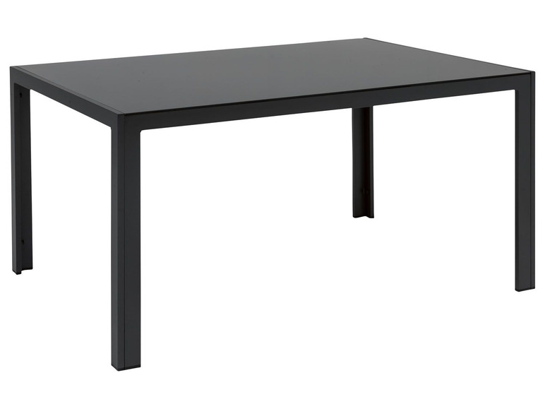 Prejsť na zobrazenie na celú obrazovku: florabest Hliníkový stôl so sklenenou doskou ALU, čierna – obrázok 2