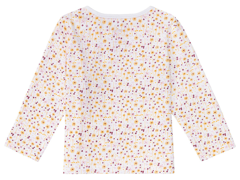 Prejsť na zobrazenie na celú obrazovku: lupilu Dievčenské bavlnené tričko s dlhým rukávom pre bábätká BIO, 2 kusy – obrázok 9