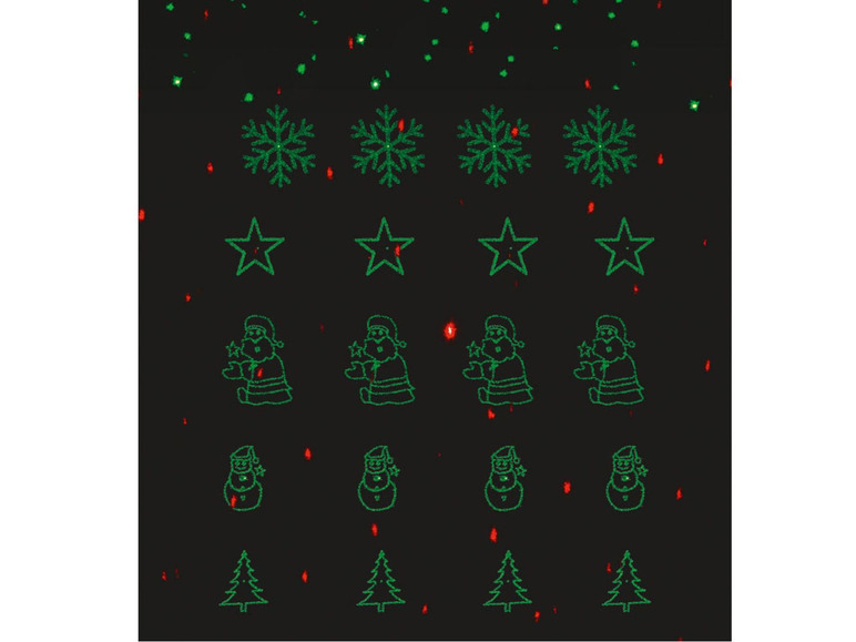 Prejsť na zobrazenie na celú obrazovku: Melinera Vianočný laserový projektor – obrázok 4