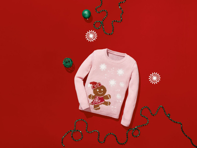 Prejsť na zobrazenie na celú obrazovku: lupilu Dievčenský vianočný pulóver s LED – obrázok 6
