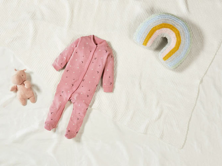 Prejsť na zobrazenie na celú obrazovku: lupilu Dievčenský overal na spanie pre bábätká z biobavlny – obrázok 11