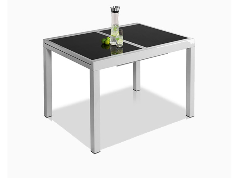 Prejsť na zobrazenie na celú obrazovku: florabest Rozkladací hliníkový stôl so sklenenou doskou ALU, šedá – obrázok 7