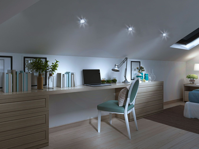 Prejsť na zobrazenie na celú obrazovku: LIVARNO LUX® Zabudované bodové LED svetlo Zigbee Smart Home, 3 kusy – obrázok 4