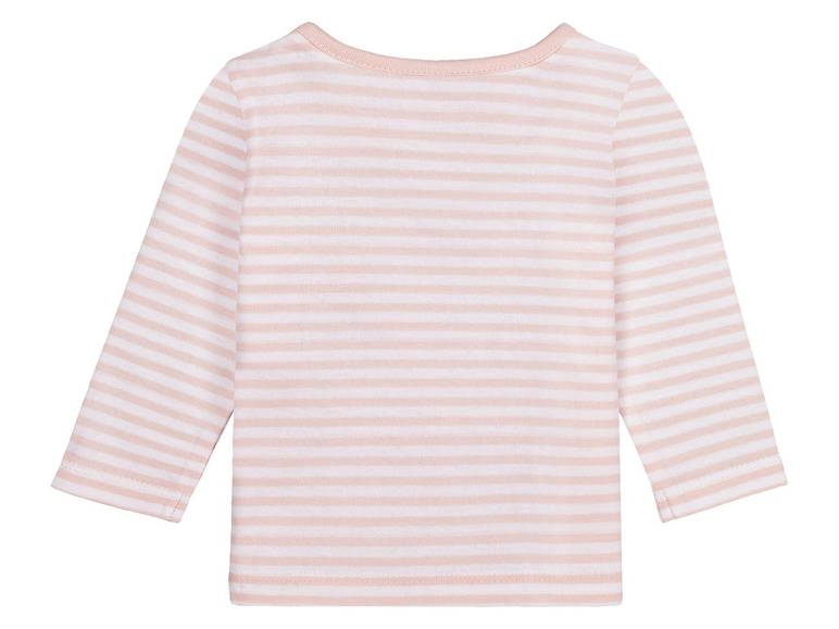 Prejsť na zobrazenie na celú obrazovku: Dievčenské bavlnené tričko s dlhým rukávom pre bábätká BIO, 2 kusy – obrázok 6