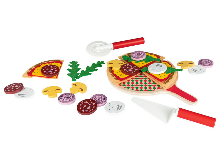 Prejsť na zobrazenie na celú obrazovku: Playtive Detská súprava potravín - pizza – obrázok 1