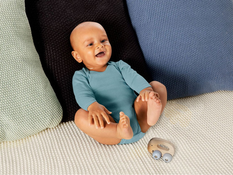 Prejsť na zobrazenie na celú obrazovku: lupilu® Chlapčenské body s dlhým rukávom pre bábätká BIO, 2 kusy – obrázok 9