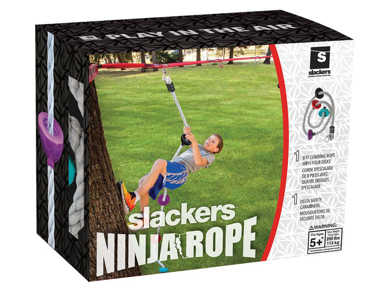 Prejsť na zobrazenie na celú obrazovku: Schildkröt-Funsports Lano na lezenie Slackers Ninjaline – obrázok 5