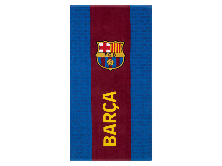 Prejsť na zobrazenie na celú obrazovku: Velúrová osuška FC Barcelona, 70 x 140 cm – obrázok 1