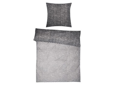 Dobnig Flanelová posteľná bielizeň, antracitová