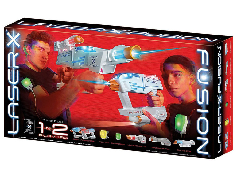 Prejsť na zobrazenie na celú obrazovku: Laser X Detská pištoľ Fusion Complete – obrázok 2