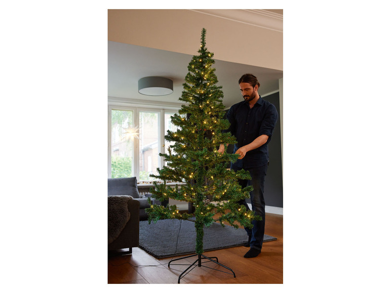 Prejsť na zobrazenie na celú obrazovku: LIVARNO home Umelý vianočný stromček s LED osvetlením, 210 cm – obrázok 3