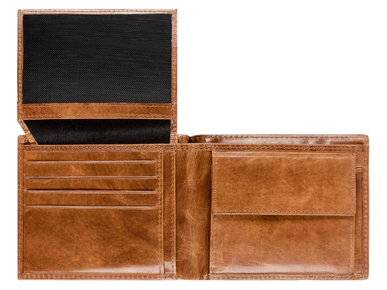 Prejsť na zobrazenie na celú obrazovku: LIVERGY® Pánska kožená peňaženka – obrázok 3