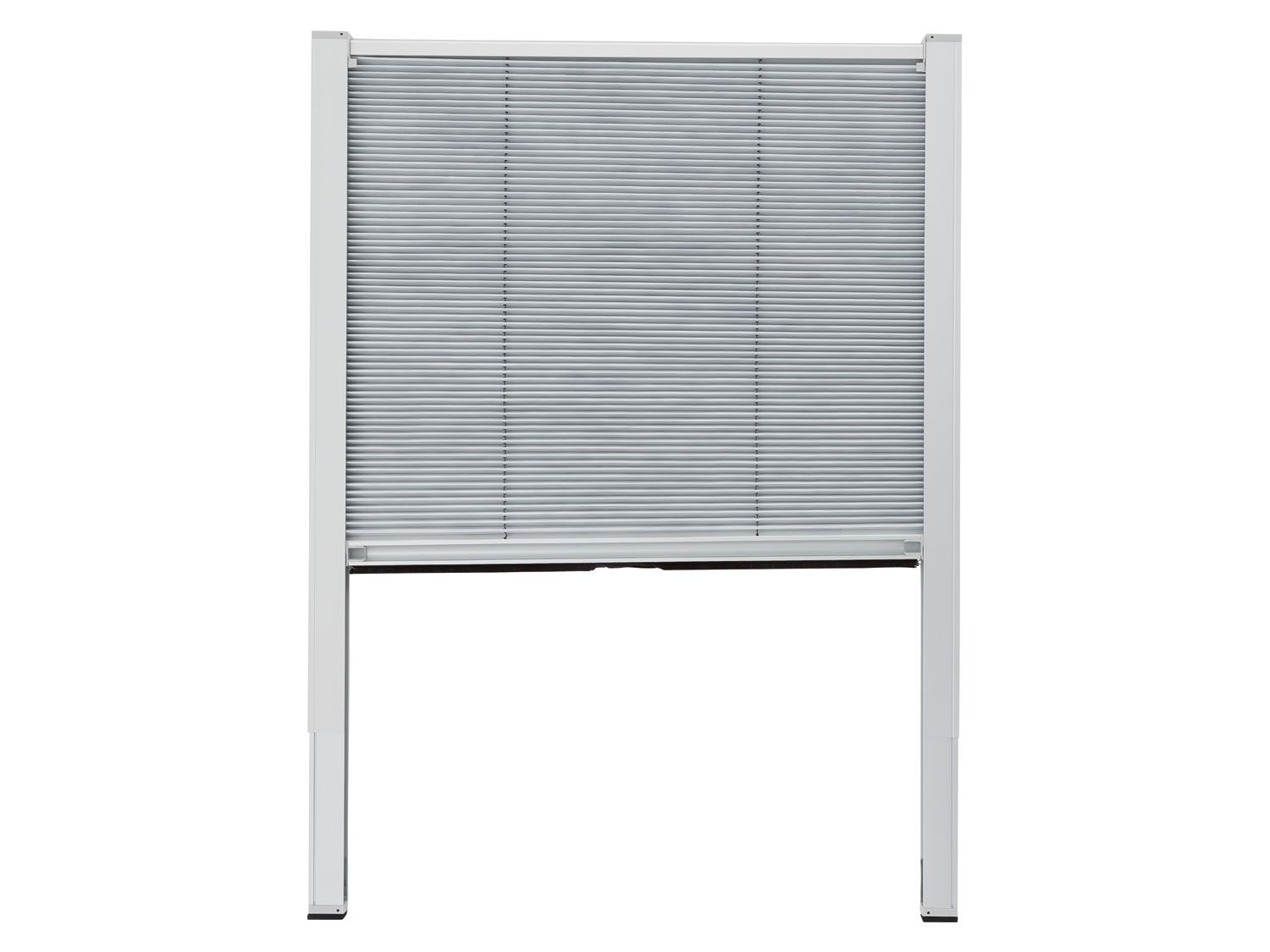 LIVARNO home Tepelnoizolačná plisovaná žalúzia na strešné okná Velux, 97,4 x 75 – 118 cm (biela)