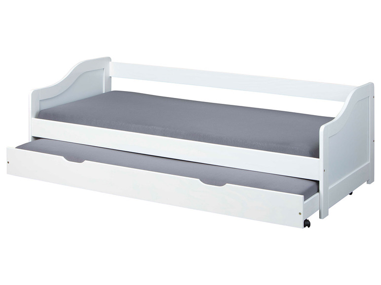 Prejsť na zobrazenie na celú obrazovku: Inter Link Rozkladacia pohovka s posteľou Leonie, biela, 90 x 200 cm – obrázok 8