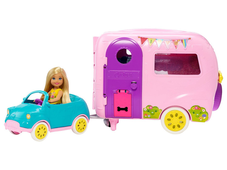 Prejsť na zobrazenie na celú obrazovku: Barbie Bábika Chelsea a karavan – obrázok 2