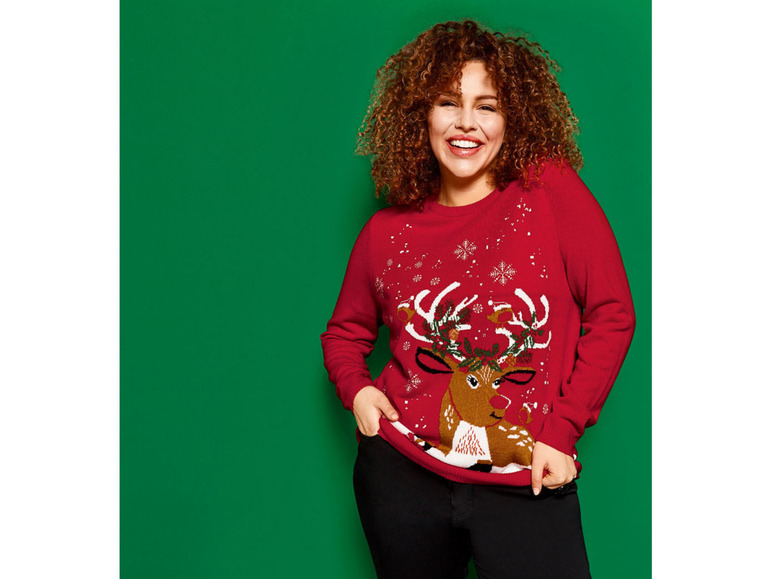 Prejsť na zobrazenie na celú obrazovku: esmara Dámsky vianočný pulóver s LED XXL – obrázok 9