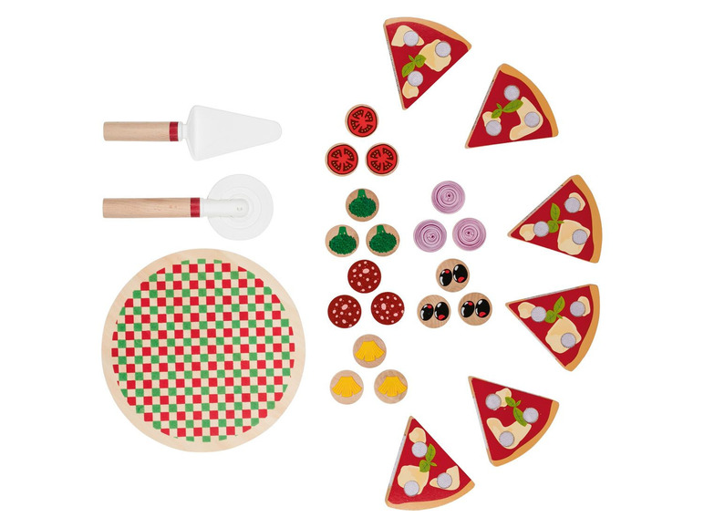 Prejsť na zobrazenie na celú obrazovku: Playtive Drevené potraviny - pizza – obrázok 3