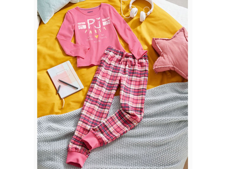 Prejsť na zobrazenie na celú obrazovku: PEPPERTS® Dievčenské flanelové pyžamo s dlhým rukávom – obrázok 2