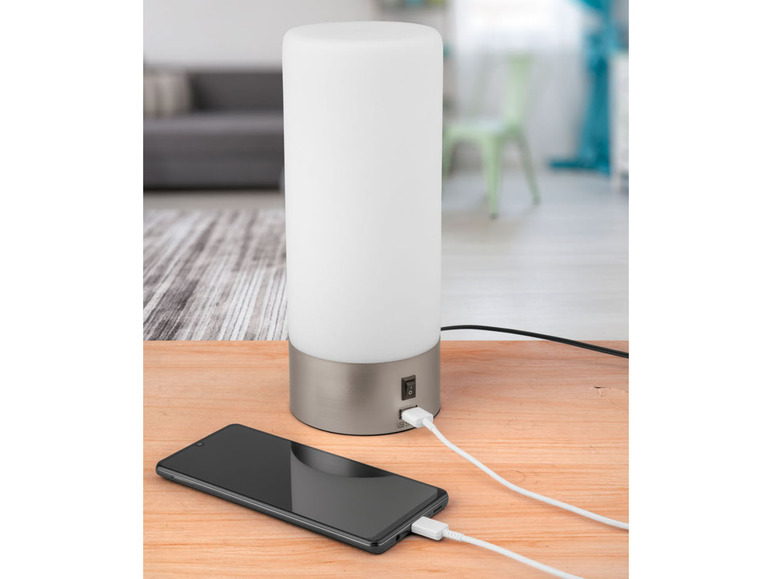 Prejsť na zobrazenie na celú obrazovku: Livarno Home Stolná LED lampa s USB portom – obrázok 3
