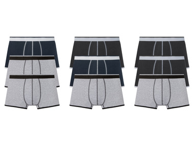 LIVERGY® Pánske bavlnené boxerky XXL, 3 kusy