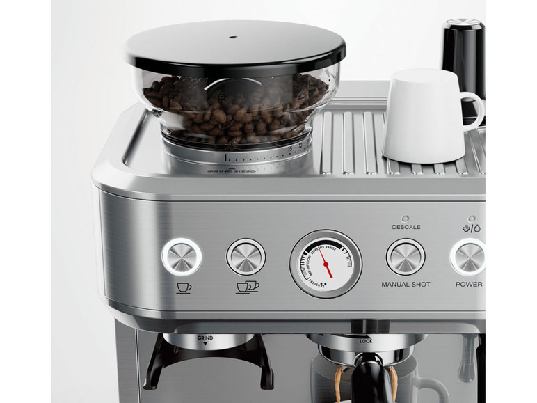 Prejsť na zobrazenie na celú obrazovku: SILVERCREST Profesionálny espresso kávovar s mlynčekom SSMP 1770 A – obrázok 10