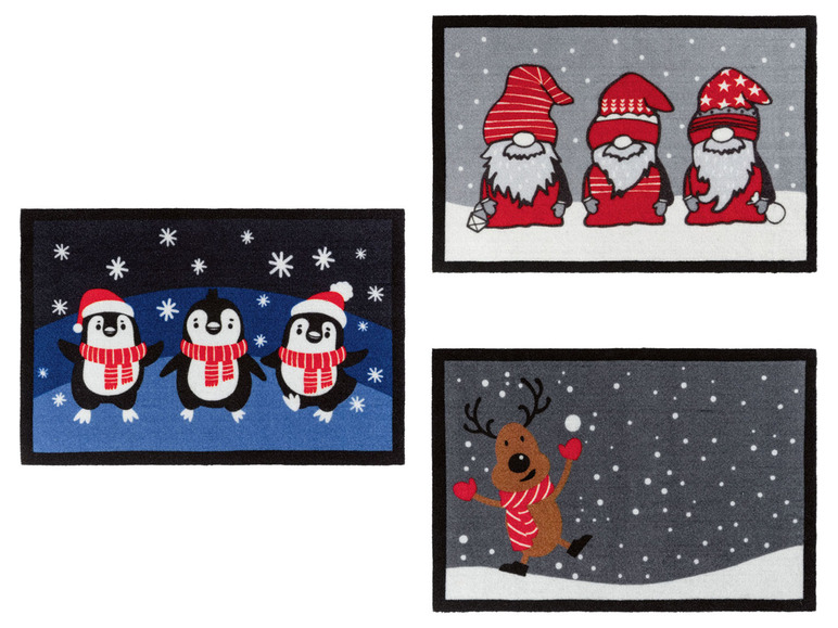 Prejsť na zobrazenie na celú obrazovku: Livarno Home Rohožka s vianočným motívom, 40 x 60 cm – obrázok 1