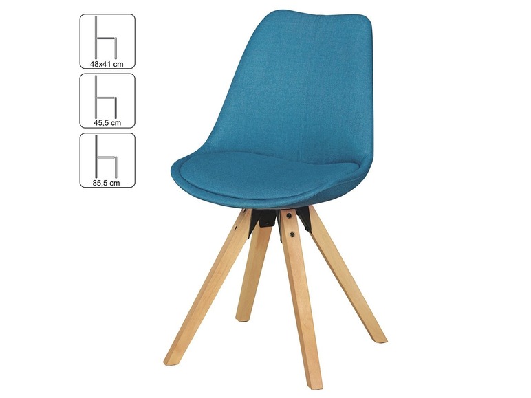 Prejsť na zobrazenie na celú obrazovku: Wohnling Jedálenská stolička v škandinávskom štýle, 2 kusy – obrázok 23