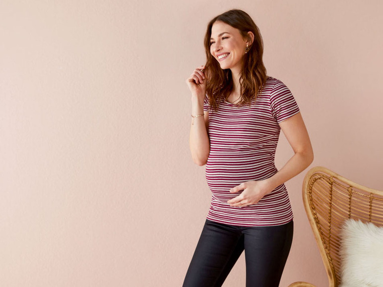 Prejsť na zobrazenie na celú obrazovku: esmara Dámske bavlnené tehotenské tričko z biobavlny – obrázok 3