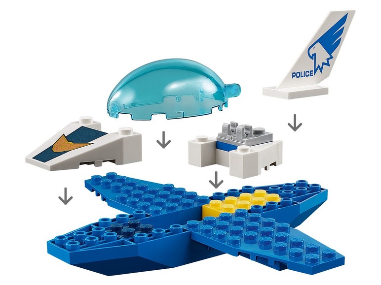 Prejsť na zobrazenie na celú obrazovku: LEGO® City Letecká policajná hliadka 60206 – obrázok 5