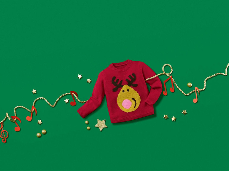 Prejsť na zobrazenie na celú obrazovku: lupilu® Dievčenský vianočný pulóver – obrázok 4