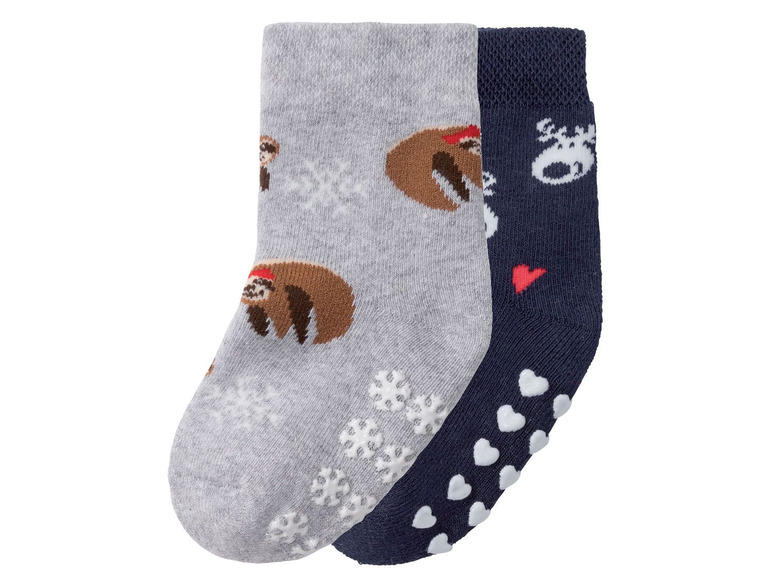 Prejsť na zobrazenie na celú obrazovku: lupilu® Dievčenské vianočné termo ponožky, 2 páry – obrázok 2