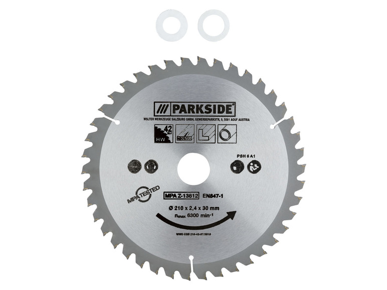 Prejsť na zobrazenie na celú obrazovku: PARKSIDE® Tvrdokovový pílový kotúč PSH 6 A1 – obrázok 2