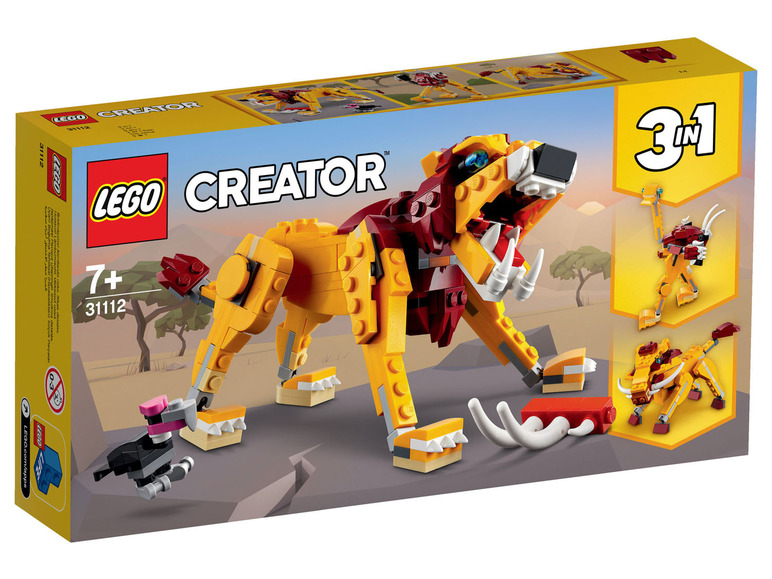 Prejsť na zobrazenie na celú obrazovku: LEGO® Creator 31112 Divoký lev – obrázok 1