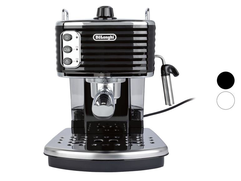 Prejsť na zobrazenie na celú obrazovku: Delonghi Espresso pákový kávovar Scultura SECZ351.BK – obrázok 1
