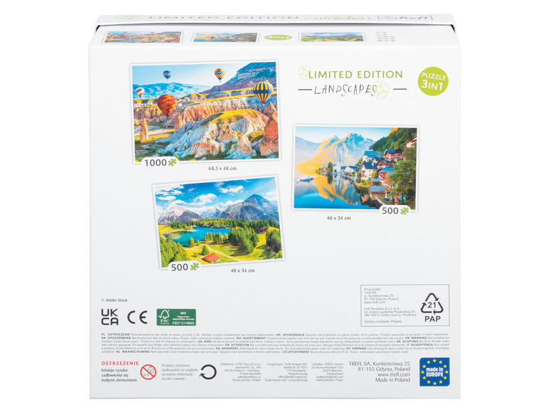 Prejsť na zobrazenie na celú obrazovku: Trefl Puzzle 3 v 1 Limited Edition, 1000 + 500 + 500 dielikov – obrázok 7