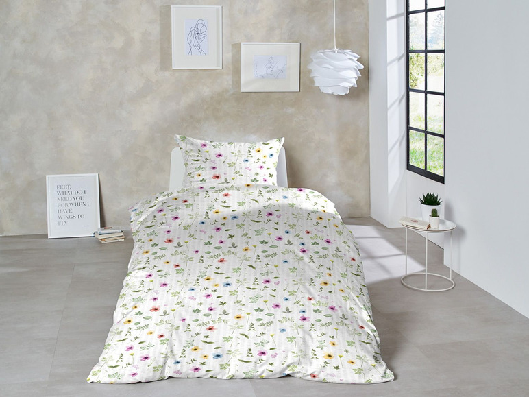 Prejsť na zobrazenie na celú obrazovku: Primera Bavlnená posteľná bielizeň zelená / fialová / žltá, 140 x 200 cm – obrázok 1