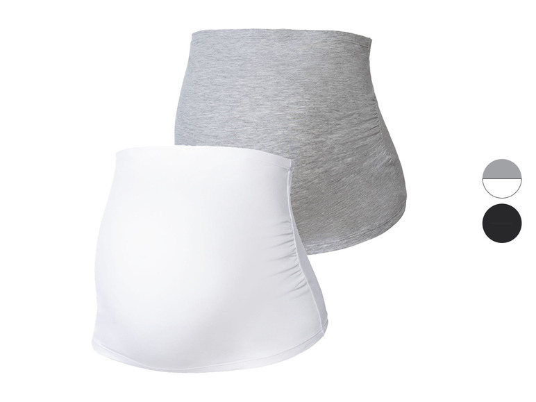 Prejsť na zobrazenie na celú obrazovku: ESMARA® Dámsky tehotenský pás na predĺženie trička, 2 kusy – obrázok 1