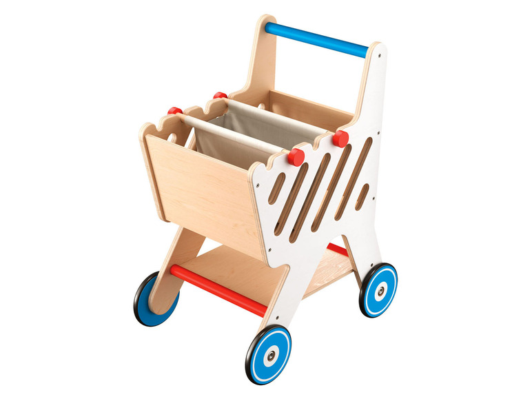 Prejsť na zobrazenie na celú obrazovku: Playtive Drevený nákupný vozík/stôl na líčenie/pracovný stôl – obrázok 2