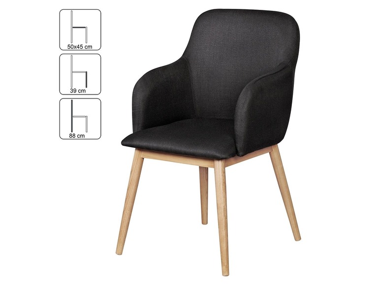 Prejsť na zobrazenie na celú obrazovku: Wohnling Jedálenská stolička v škandinávskom štýle – obrázok 23