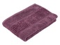 Fialový uterák, zložený