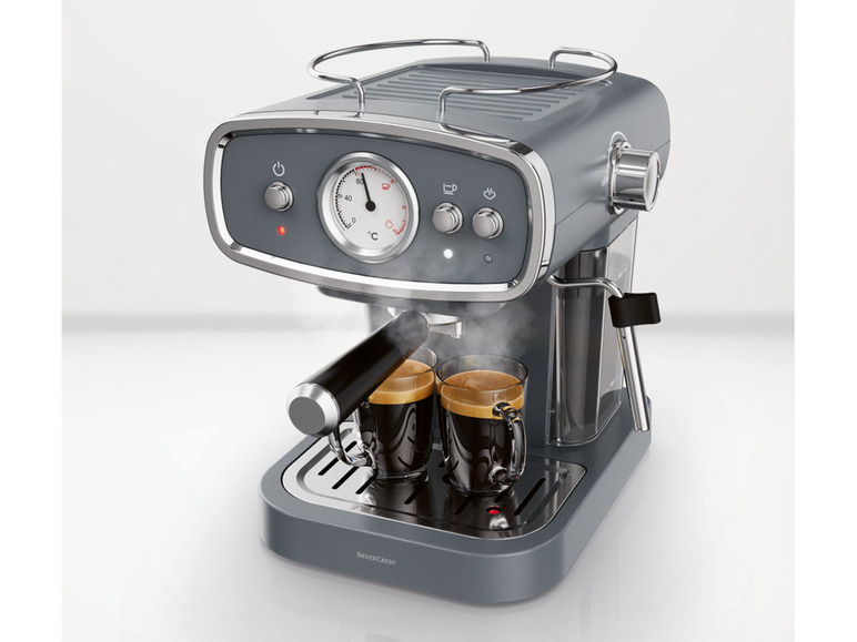 Prejsť na zobrazenie na celú obrazovku: Silvercrest Kitchen Tools Espresso kávovar SEM 1050 A1, antracitový – obrázok 9