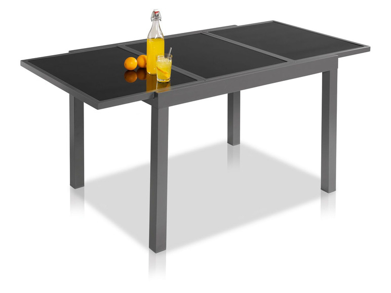 Prejsť na zobrazenie na celú obrazovku: florabest Rozkladací hliníkový stôl so sklenenou doskou ALU, antracitový – obrázok 8