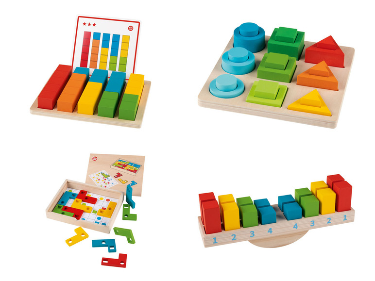 Prejsť na zobrazenie na celú obrazovku: PLAYTIVE® Drevená motorická hračka Montessori – obrázok 1