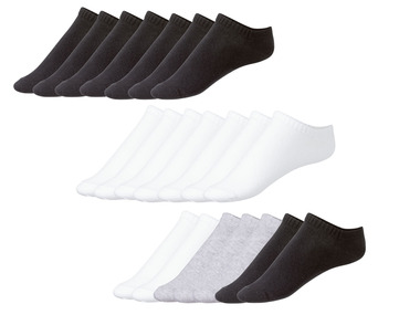 esmara Dámske členkové ponožky s biobavlnou, 7 párov