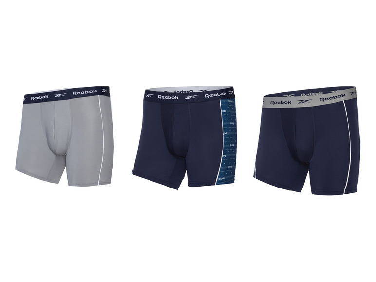 Prejsť na zobrazenie na celú obrazovku: Reebok Pánske funkčné šortky, 3 kusy – obrázok 2