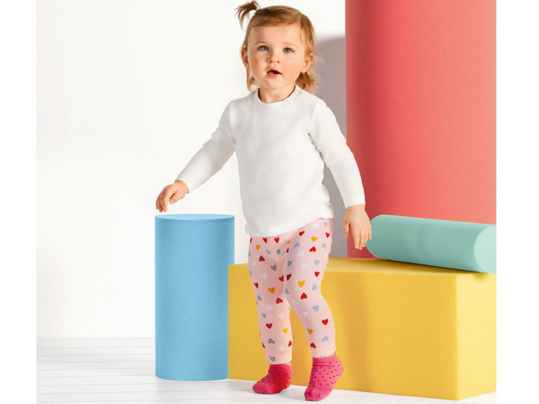 Prejsť na zobrazenie na celú obrazovku: lupilu® Dievčenské bavlnené legíny pre bábätká, 2 kusy – obrázok 15