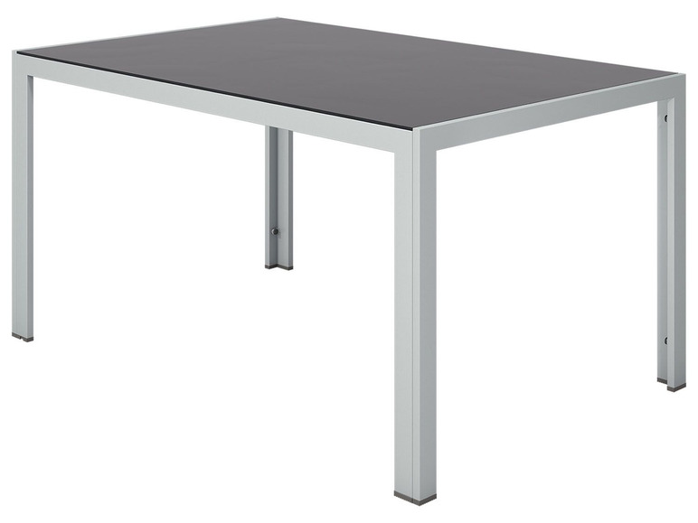Prejsť na zobrazenie na celú obrazovku: florabest Hliníkový stôl so sklenenou doskou ALU, šedý – obrázok 3