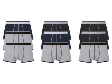 LIVERGY® Pánske bavlnené boxerky, 3 kusy