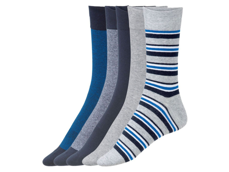 Prejsť na zobrazenie na celú obrazovku: LIVERGY® Pánske ponožky s bavlnou BIO, 5 párov – obrázok 4